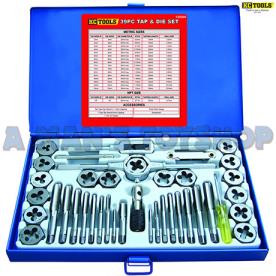 TAP & DIE SET 39 PIECE METRIC