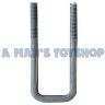 TRAILER AXLE U BOLT SQUARE 1 1/2"X4" 2PC