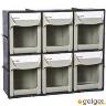 STORAGE BINS 6 DRAWER SET 300X86X250H