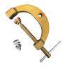 BRASS EARTH LEAD  G CLAMP 500 AMP 65MM